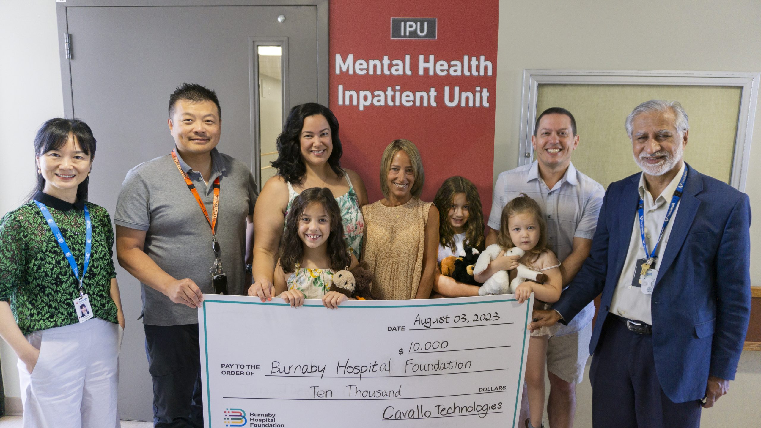 Burnaby Hospital Foundation Donation