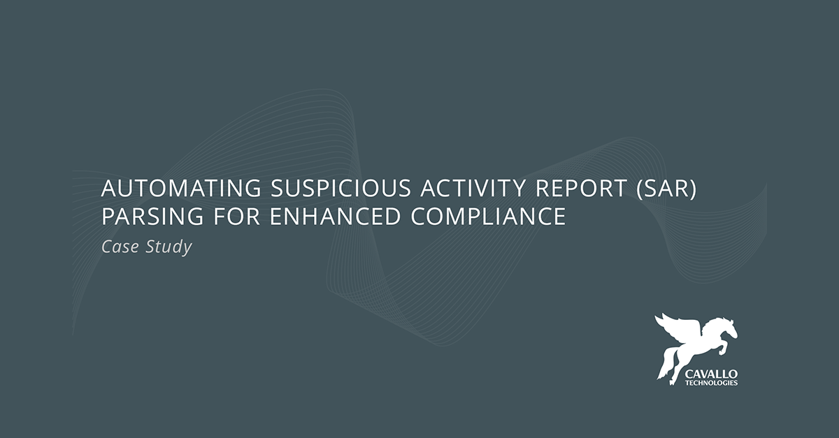 Automating Suspicious Activity Report (SAR) Parsing for Enhanced Compliance