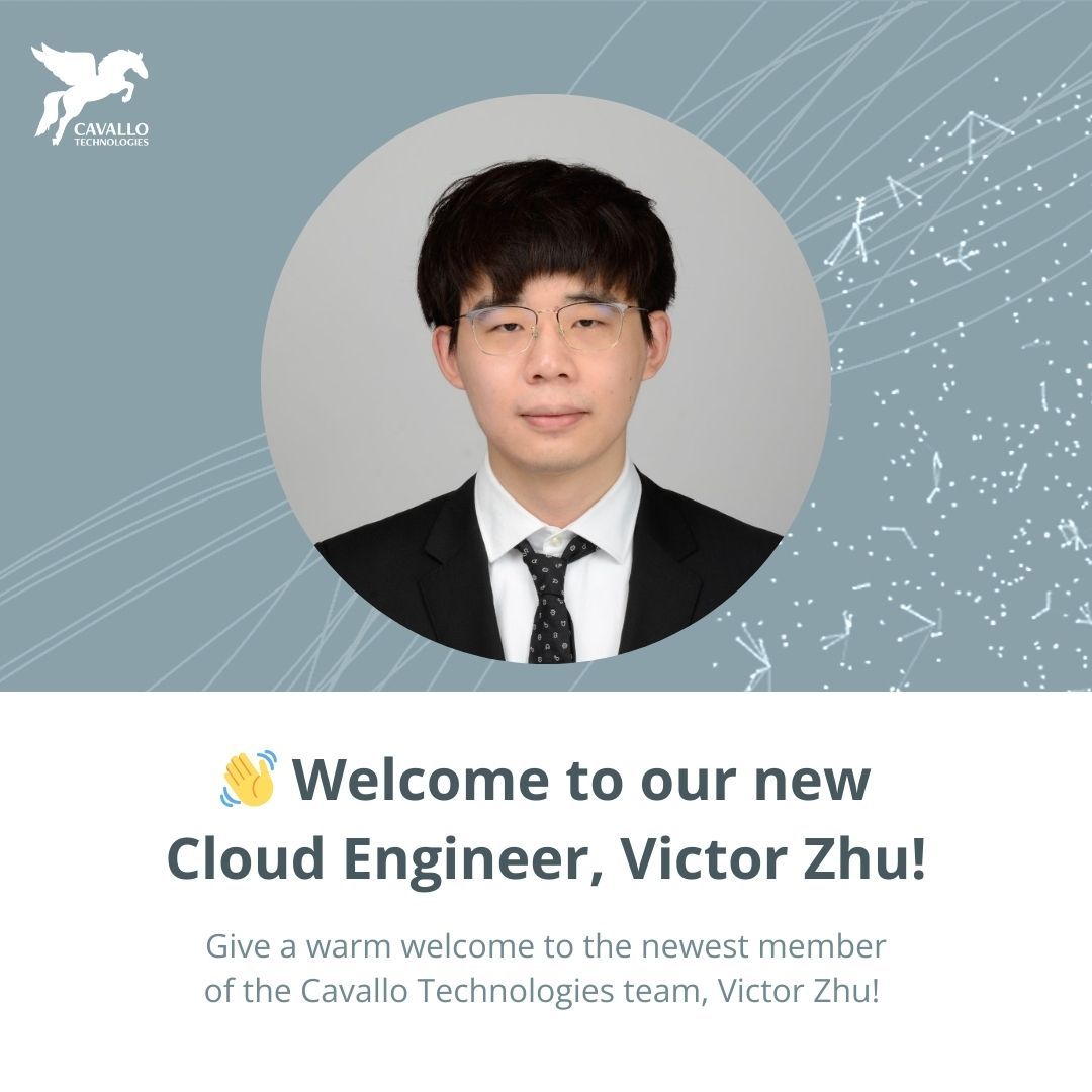 Welcome Victor Zhu to the Cavallo Team