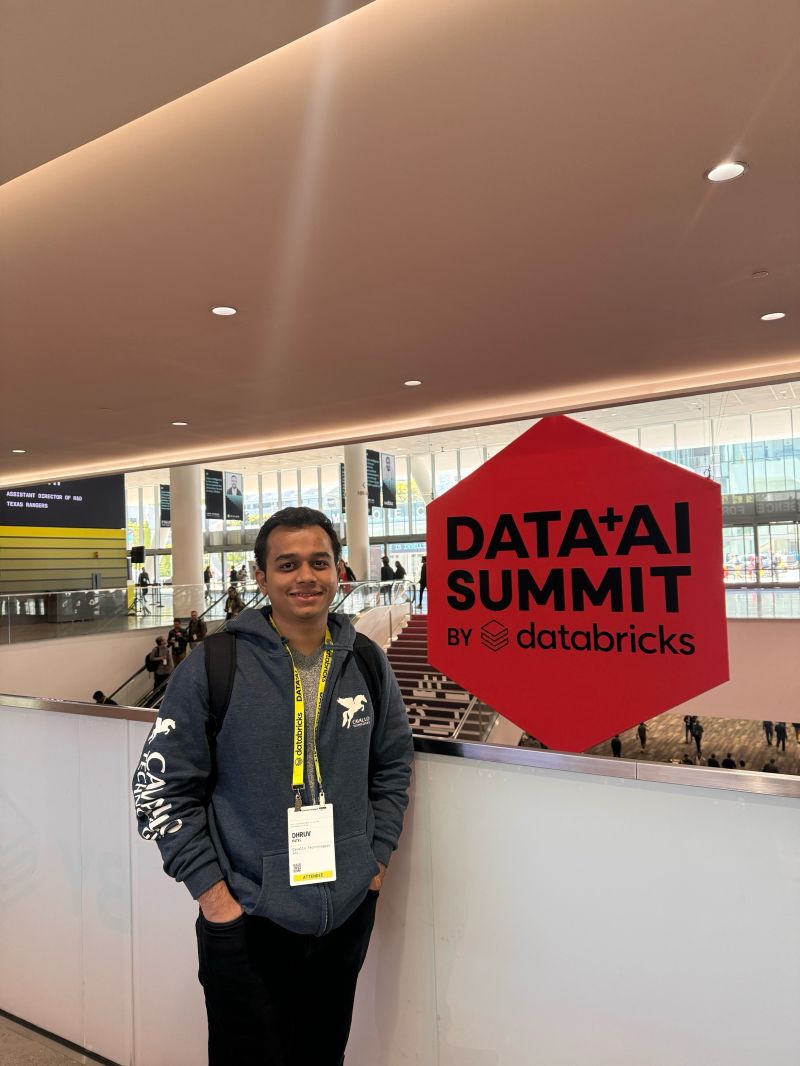Dhruv Patel at Databrick Data + AI Summit 2024