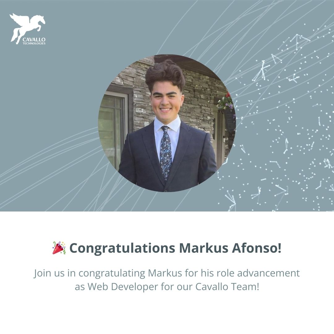 Welcome Markus Afonso to Cavallo Technologies