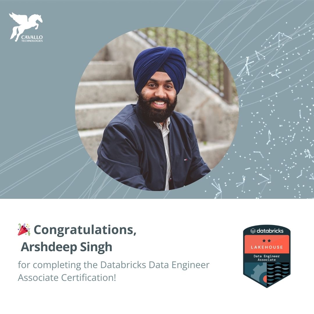 Arshdeep Singh Ahuja has completed the Databricks Data Engineer Associate Certification