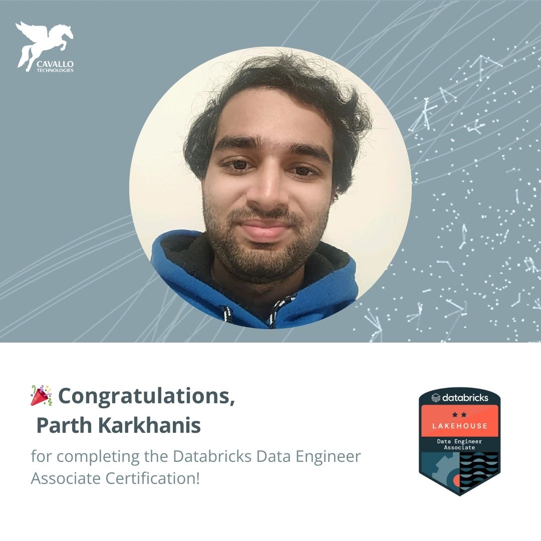Parth Karkhanis has earned the Databricks Data Engineer Associate Certification