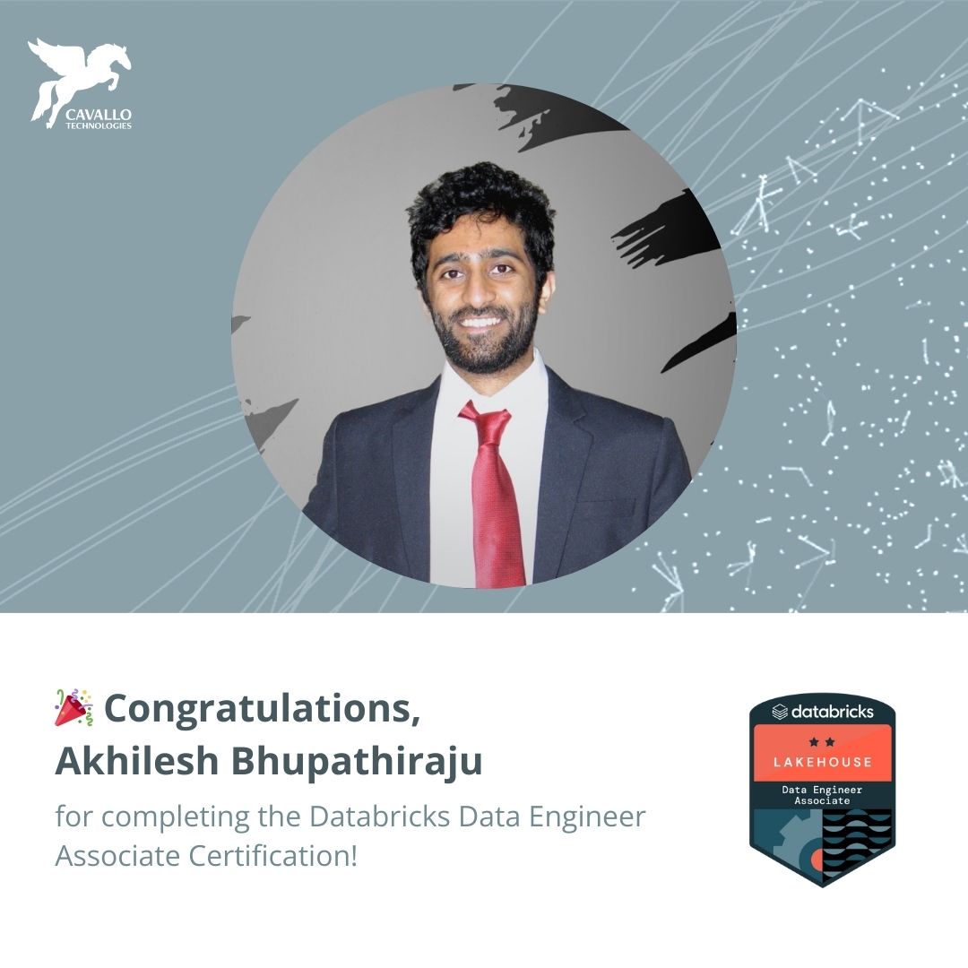 Akhilesh Varma Bhupathiraju has achieved the Databricks Data Engineer Associate Certification