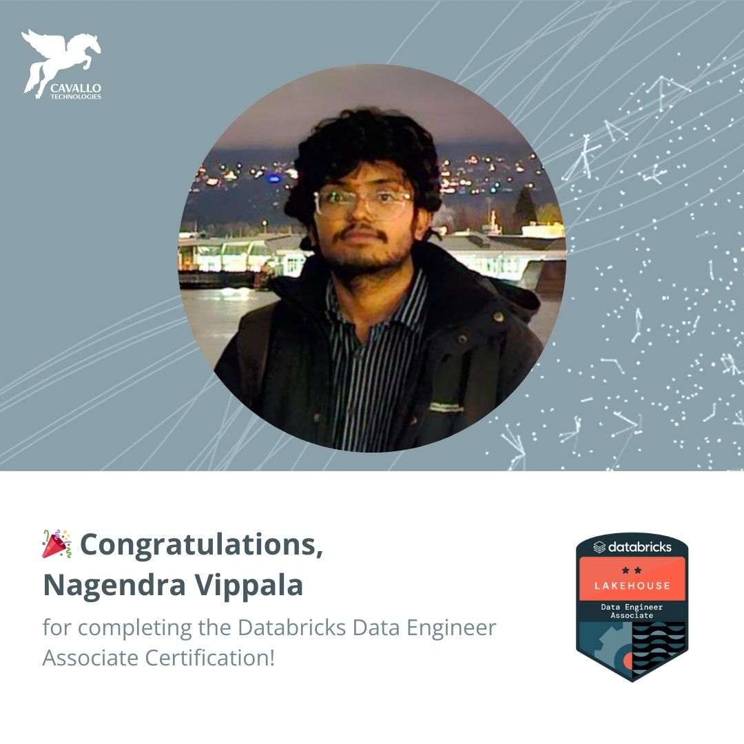 Nagendra Reddy Vippala has just earned the Databricks Data Engineer Associate Certification