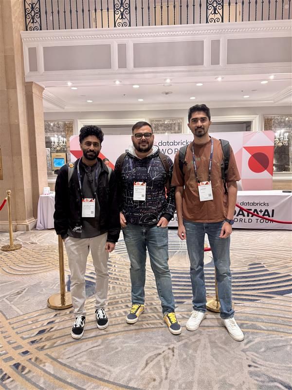 Ayush Singh at Databricks Data + AI World Tour Toronto Edition