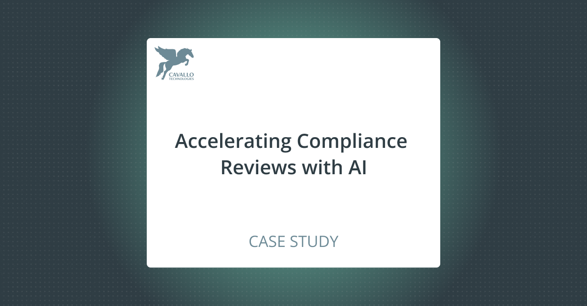 Accelerating Compliance Reviews with AI