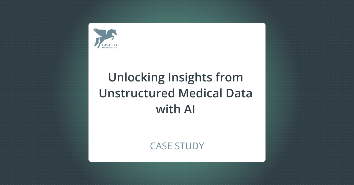 Unlocking Insights from Unstructured Medical Data with AI 