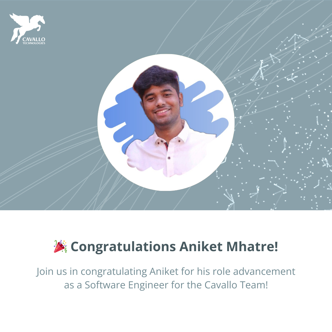 Aniket Mhatre is officially a full-time Software Engineer!