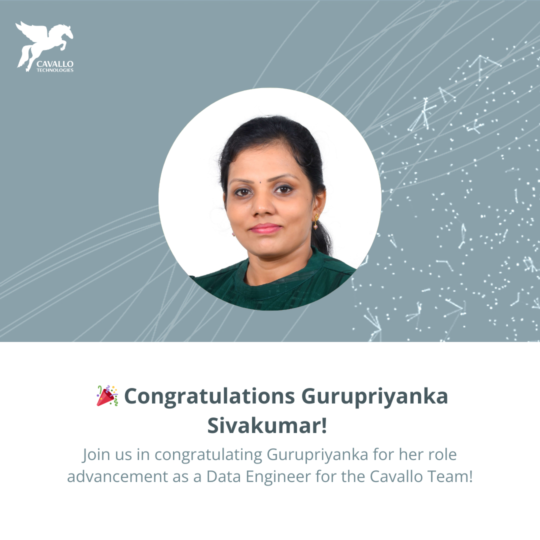 Gurupriyanka Sivakumar is officially a full-time Data Engineer!