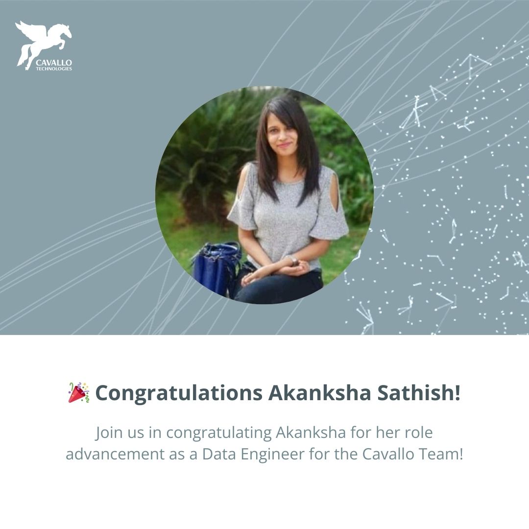 Akanksha Sathish is now a full-time Data Engineer!