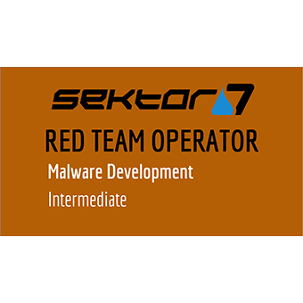 Sektor7 Malware Development Intermediate