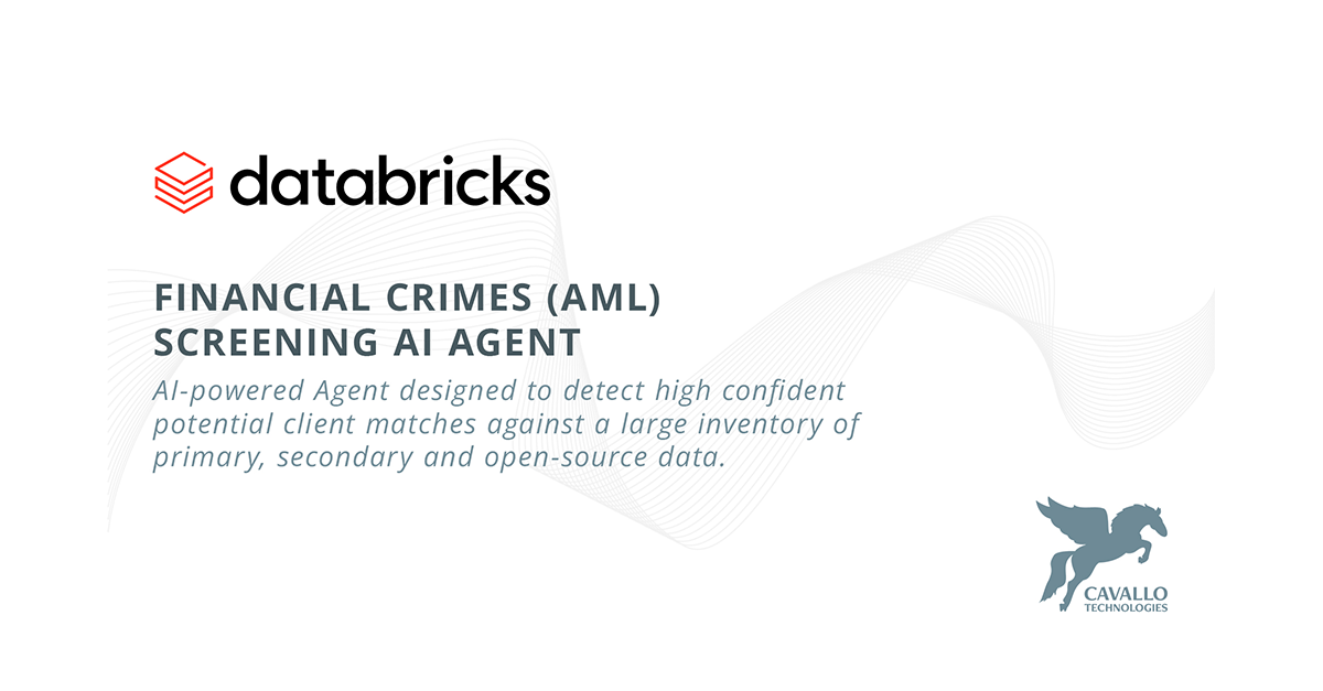 Financial Crimes (AML) Screening Agent Demo