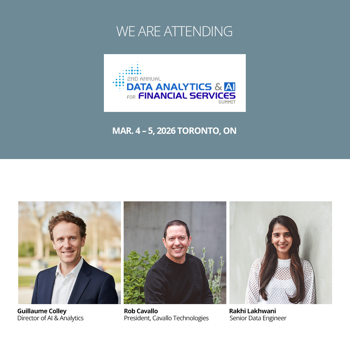 Data Analytics & AI for Financial Services Summit 2026