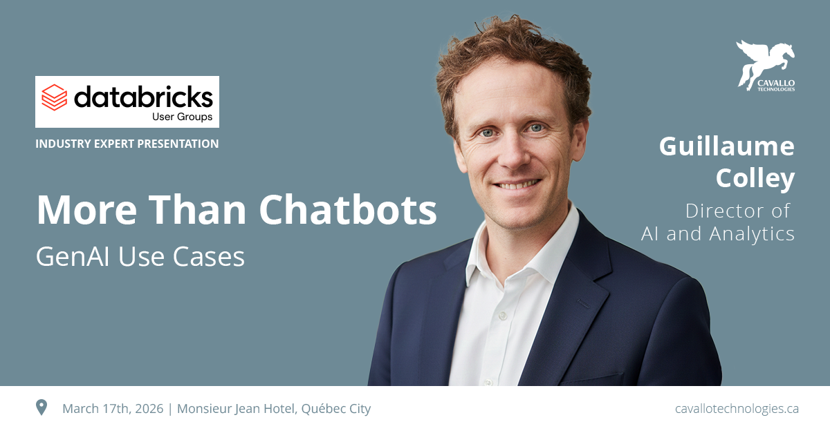 Databricks User Group Québec City