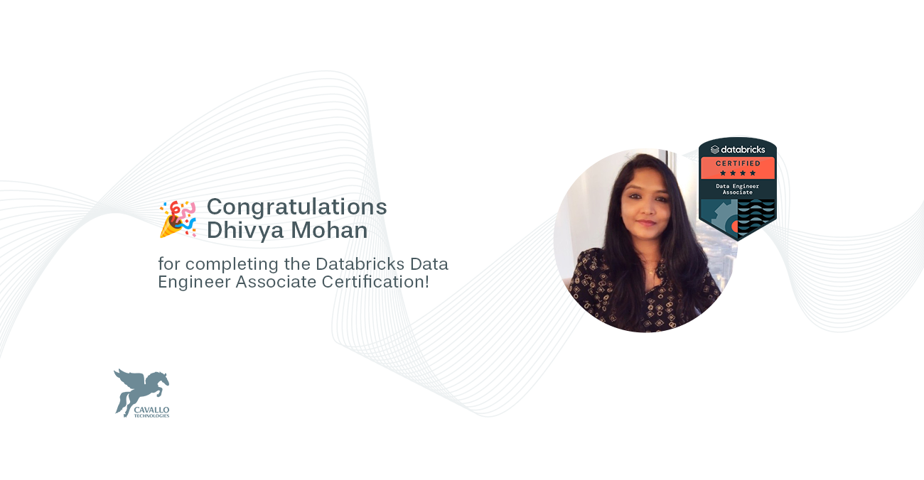 Dhivya Earns Her Databricks Data Engineer Associate Certification