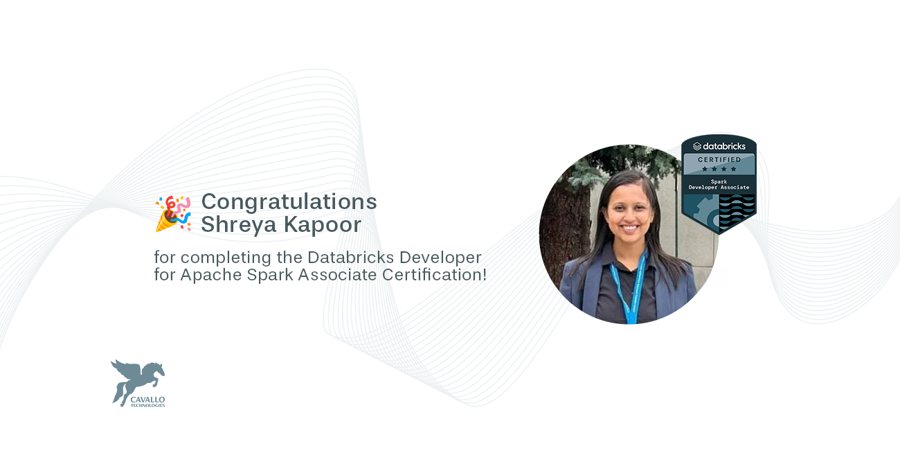 Celebrating Our Newest Databricks Certified Spark Developer