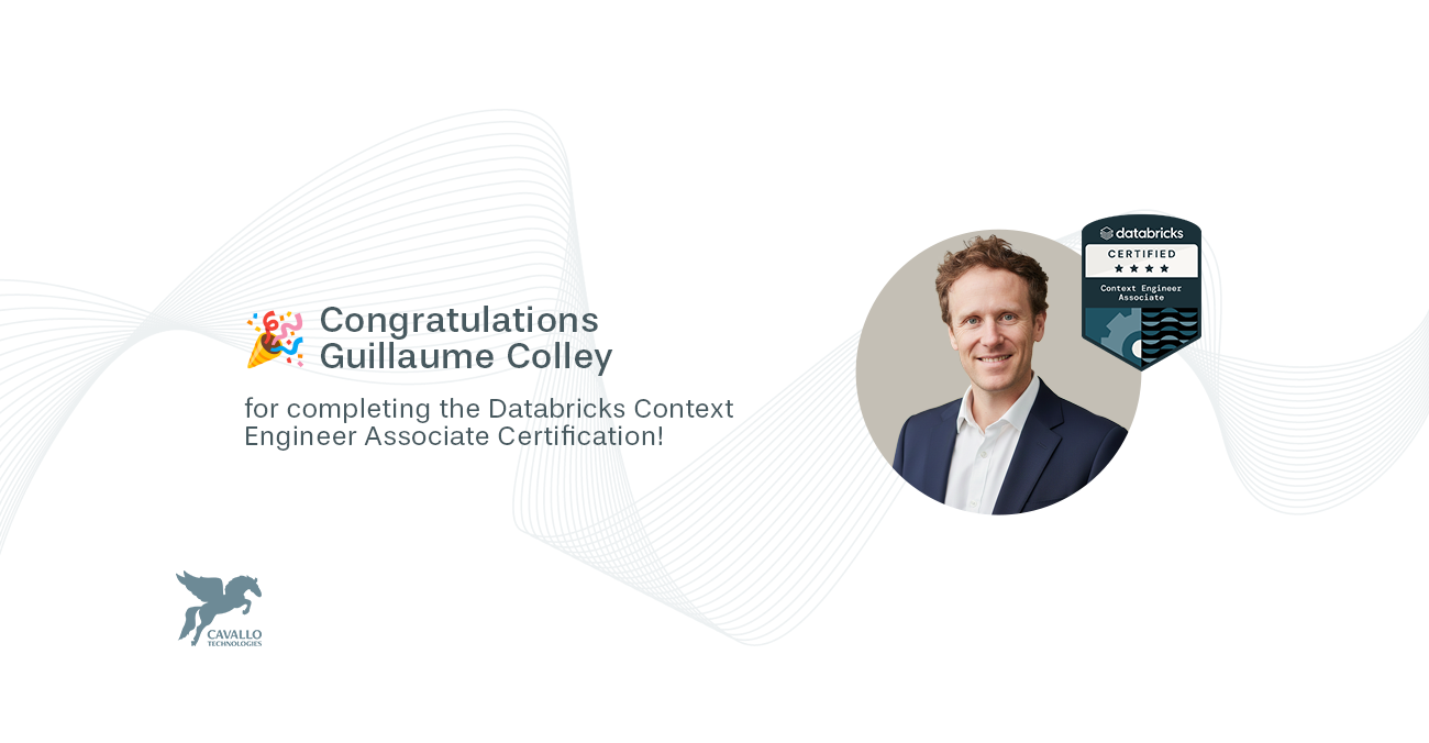 Guillaume Colley Earns The Databricks Context Engineer Certification