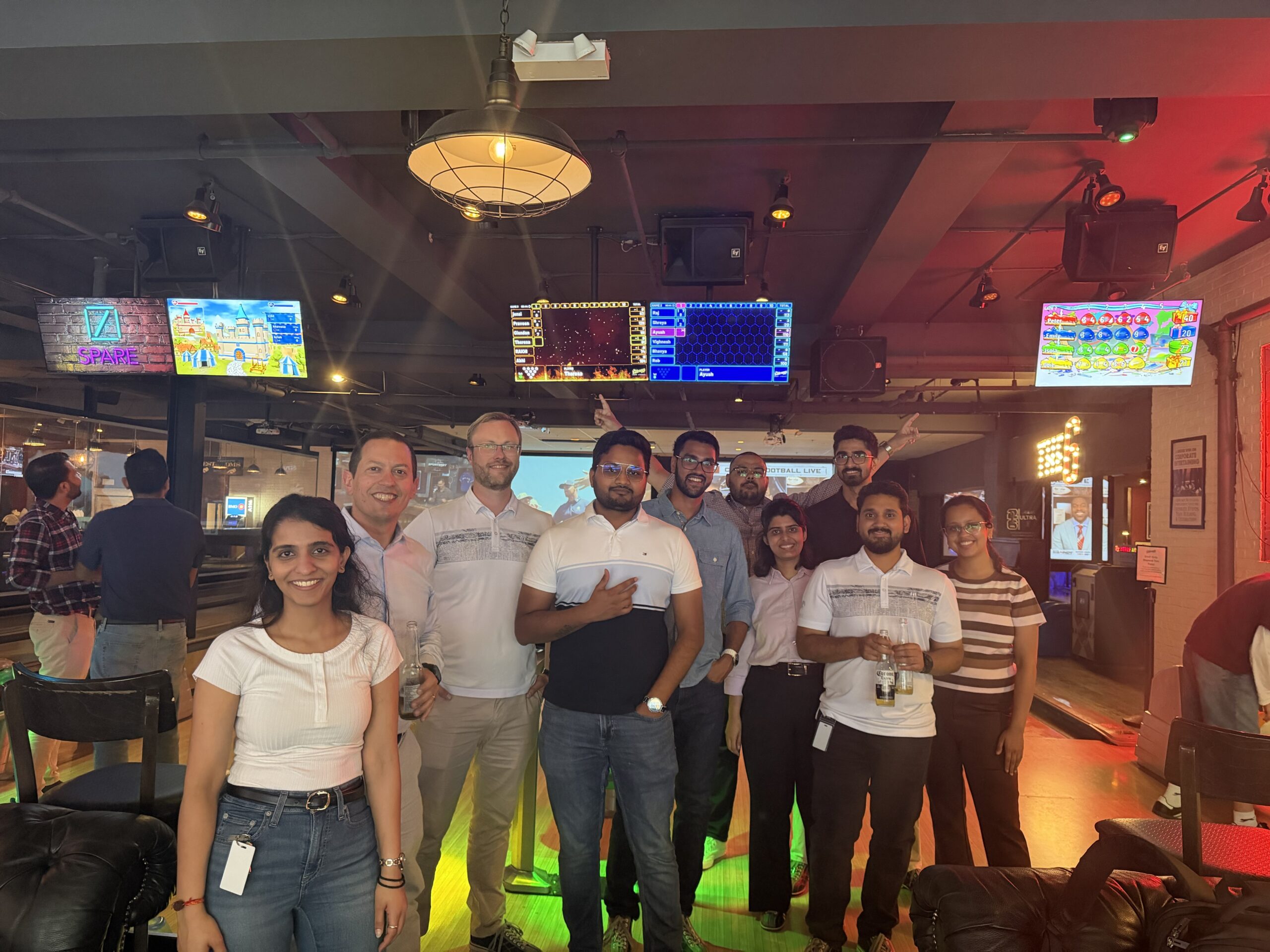 Bowling & Dinner with the Toronto Team